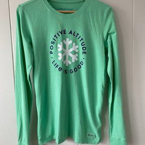 Life Is Good | Women's Positive Altitude Long Sleeve